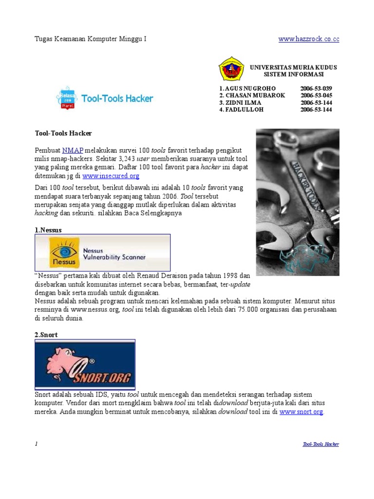 Tool Tools Hacker Pdf