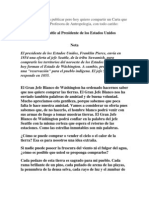 Carta Del Jefe Seattle Al Presidente de Los Estados Unidos