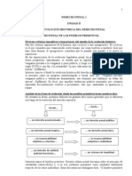 Apuntes Derecho Penal I Parte General (((EVOLUCION HISTORICA)))