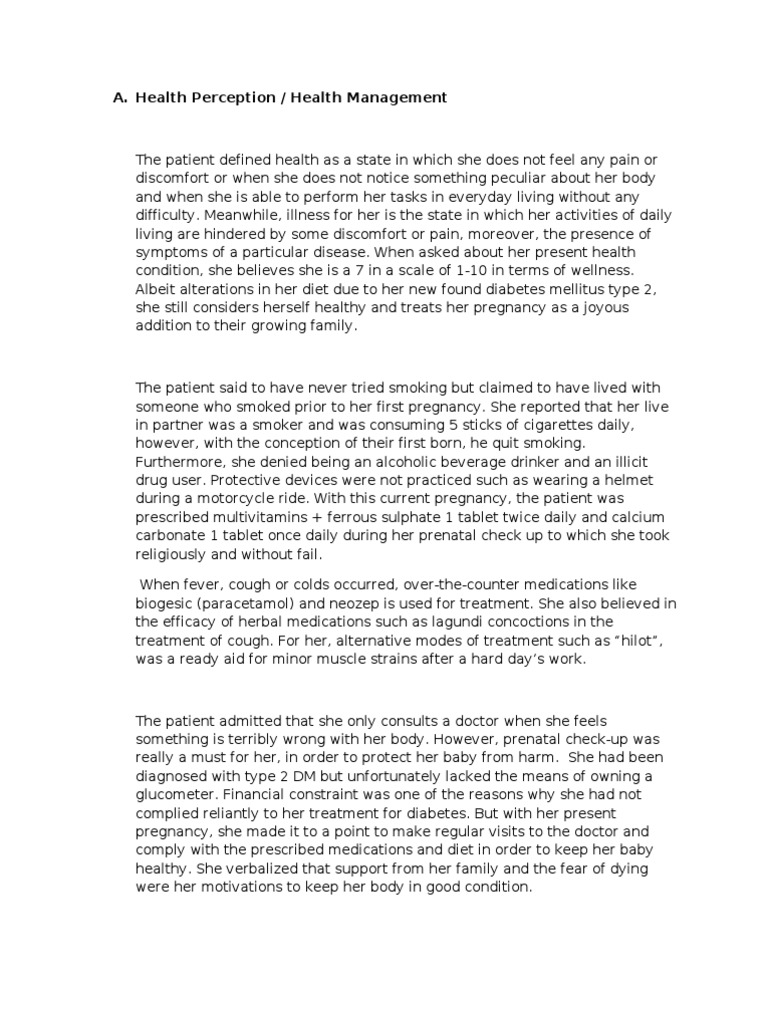 Gordon's functional health patterns for older adults image