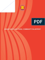 Socio Culture Asean Community Blueprint
