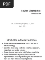 Power Electronic:: Dr. F. Danang Wijaya, ST, MT Lab. TTL