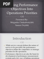 Turning Performance Objectives Into Operations Priorities