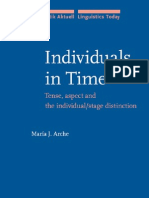 Arche, María J.2006.Individuals - in - Time - Tense - Aspect, and - Individuatl