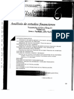 Análisis de Estados Financieros. Van Horne PDF