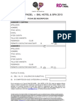 1- Inscripcion Liga Rd-bal Hotel 2013