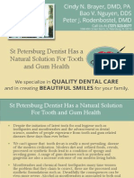 St Petersburg Dentist Has a Natural Solution for Tooth and Gum Health