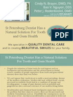 ST Petersburg Dentist Has A Natural Solution For Tooth and Gum Health