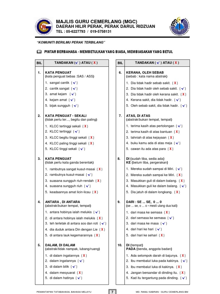 Suntikan Tip Tatabahasa Pdf