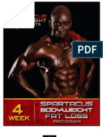 Spartacus Bodyweight Workout For Fat Loss E-Book-Funk Roberts
