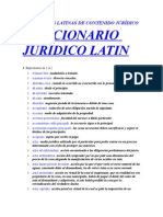 Diccionario Juridico Latin