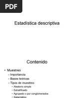 Estadística descriptiva