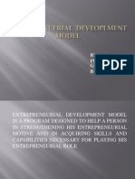 Entreprenuerial Deveoplment Model