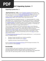 SS7 Signaling System