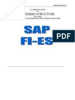 Sap Fico Enterprise Structure