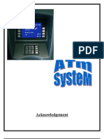 Project Report On ATM System