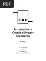 Introduction To Chemical Reactor Engineering - Problems PDF