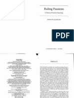 Simon Blackburn Ruling Passions A Theory of Practical Reasoning 1998