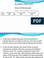 Jounlizing Process: The Form of The Journal