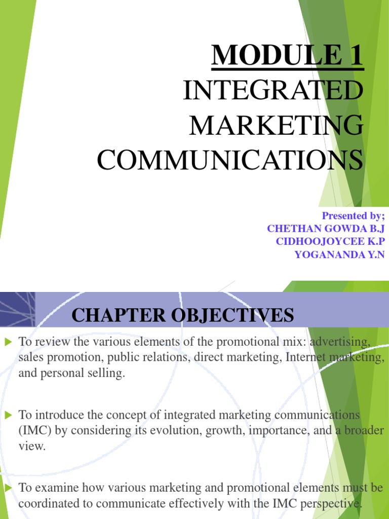 objectives of integrated marketing communication