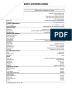 40-Seater Bus Body Specifications