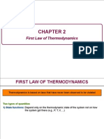 First Law of Thermodynamics