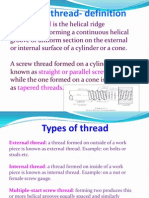 Screw Thread Fundamentals