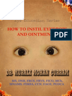 How To Instil Eye Drops - Dr. Murali Mohan Gurram