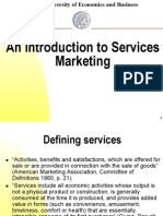 Introduction to Services Marketing