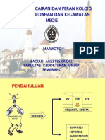 Resusitasi Cairan Dan Peran Koloid, MW