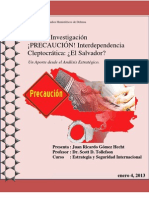 ¡Precaución! Interdependencia Cleptocrática El Salvador FNL