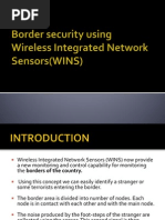 Border Security Using Wireless Integrated Network Sensors(WINS)