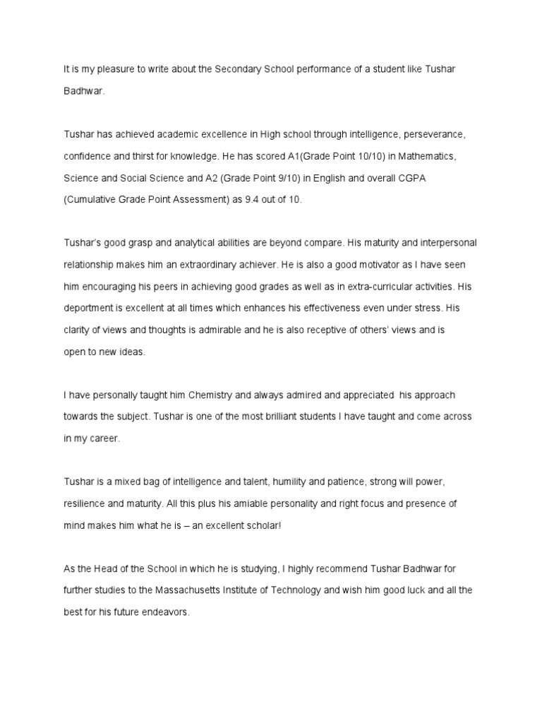 Appraisal LOR Format | PDF | Wellness