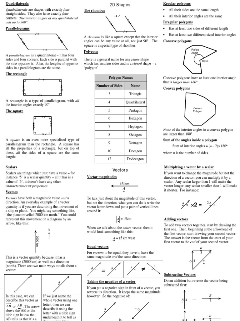 Formula Math | PDF | Trigonometric Functions | Rectangle
