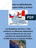 Controversia en delimitación marítima entre Chile y el