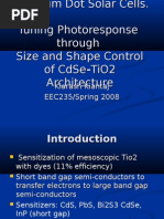 Download Quantum Dot Solar Cellsppt by Mustaque Ali Khan SN134011279 doc pdf