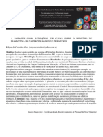 Fepeg - A Paisagem Como Patrimônio - Um Olhar Sobre o Município de Diamantina-Mg Na Percepção de Seus Moradores - 2012-11-29