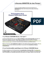 DJM2000 Nexus Le Nouveau MONSTRE de Chez Pioneer