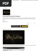 Download Perfect Gold Text Effect in Photoshop _ Webtiago - Creative Web Designer by my2277 SN134015978 doc pdf