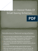 Changes in Interest Rates of Small Saving Scheme (2)