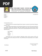 Surat Undangan Osis