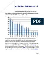 Entropy and India's Billionaires (Part 1)