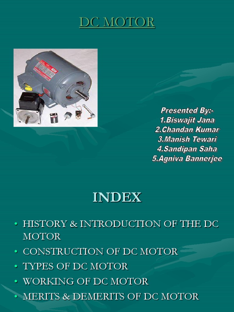 Comprehensive Guide to DC Motors | PDF | Technology & Engineering