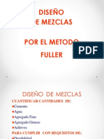 DISEÑO DE MEZCLAS- METODO FULLER