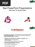 Bad Presentations