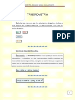 TRIGONOMETRÍA . Ejercitación variada. Guía