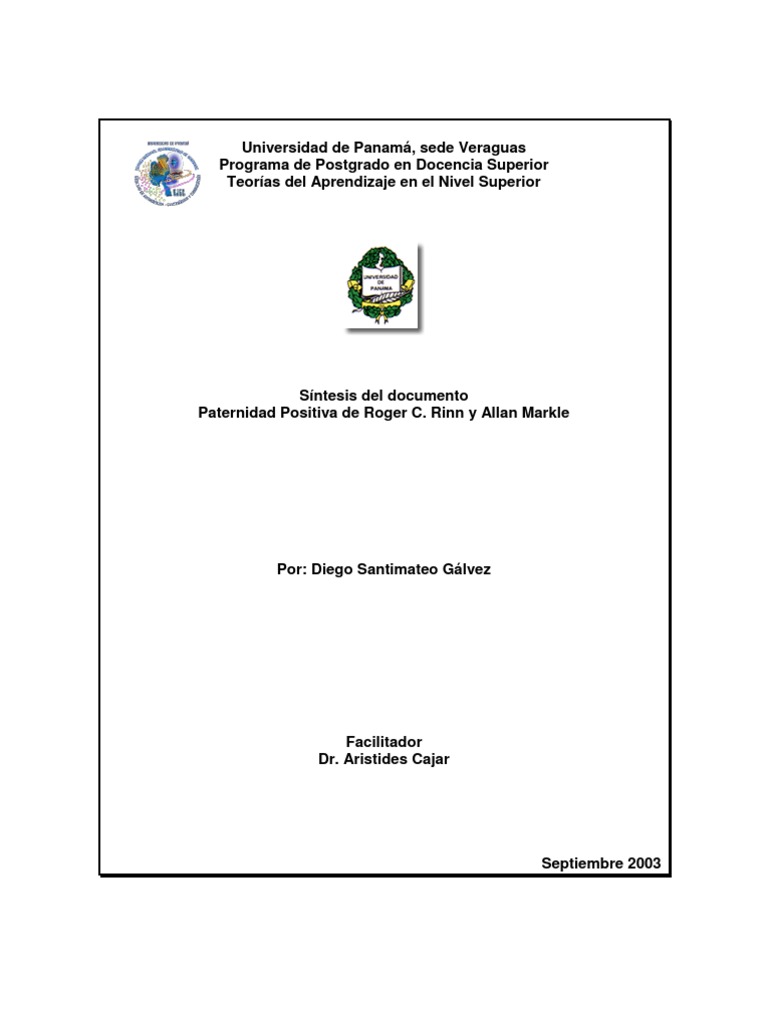 Paternidad Positiva Pdf Comportamiento Medición