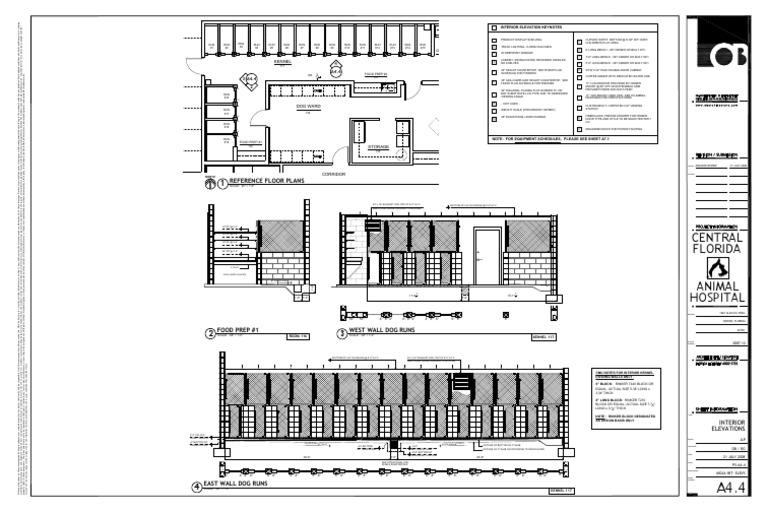 A4.4 Moja Floor Interior Elevations | PDF | Architect | Business