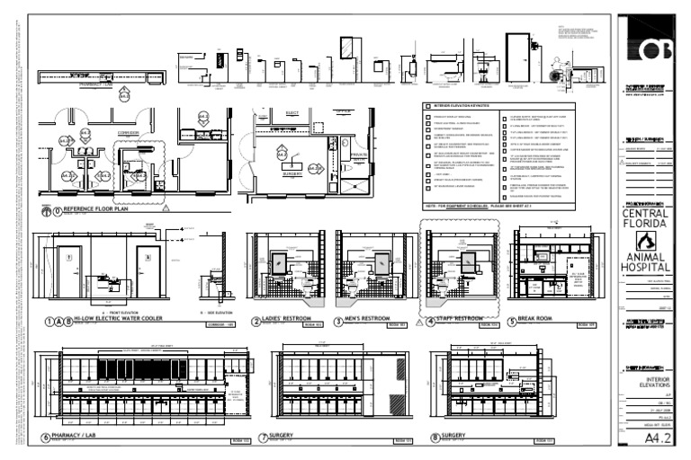A4.2 Moja Floor Interior Elevations | PDF | Architect | Business