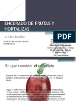 Encerado de Frutas y Hortalizas